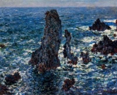 Rocce a Belle-Ile (Monet)
