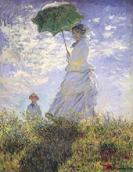 La passeggiata. Donna con Parasole