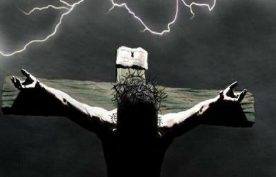 Dolore d'un figlio in croce  