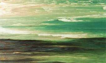 I marosi ondeggiano sull'infinito oceano