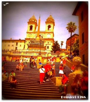 Alba di argentato Tevere