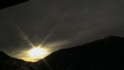 Tramonto invernale tra le Alpi di Vigezzo