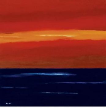 Un cielo color amaranto  