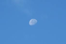 La luna stamattina  