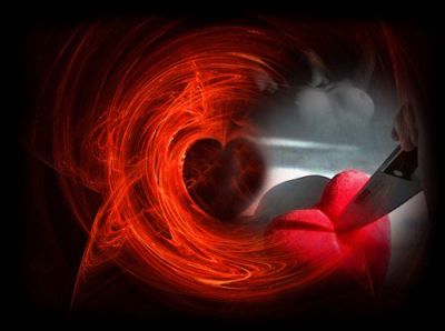 Il vento inclina la fiammella  