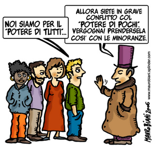 Cinico potere blasfemo