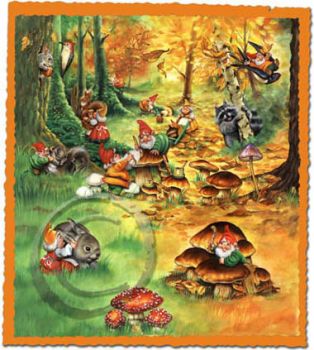 Luna piena nel villaggio degli gnomi