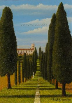 Il viale dei cipressi