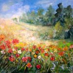 Il lento soffiare del vento sui papaveri