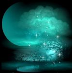 Luna a mezzo spicchio