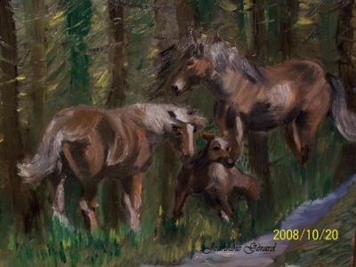 Je peins � l'ombre d'un nuage  