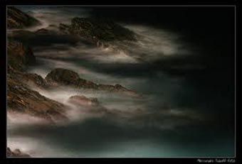 Fiochi lumi al tramonto